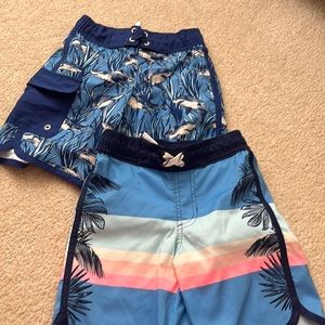 Cat and Jack swim trunks- size 4/5